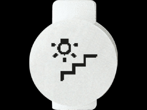 Lentila iluminata cu symbol - STAIR LIGHT - SYMBOL STAIR - SYSTEM WHITE