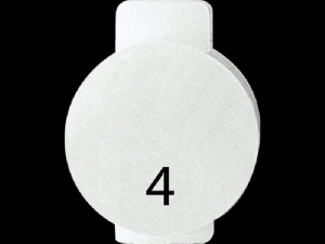 Lentila iluminata cu symbol - FOUR - SYMBOL 4 - SYSTEM WHITE