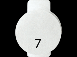 Lentila iluminata cu symbol - SEVEN - SYMBOL 7 - SYSTEM WHITE