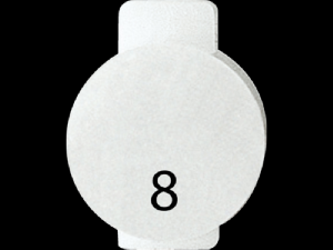 Lentila iluminata cu symbol - EIGHT - SYMBOL 8 - SYSTEM WHITE