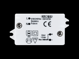 Sursa de alimentare  - 100/240V ac 50/60 HZ - 12V dc