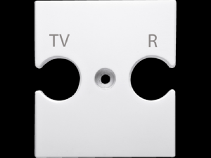 UNIVERSAL SUPPORT - COMBINED Priza OUTLET TV-R - WHITE - CHORUS