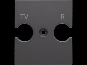 UNIVERSAL SUPPORT - COMBINED Priza OUTLET TV-R - BLACK - CHORUS