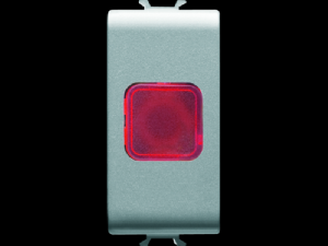 Lampa prezenta tensiune - RED - 1 MODULE - TITANIUM - CHORUS