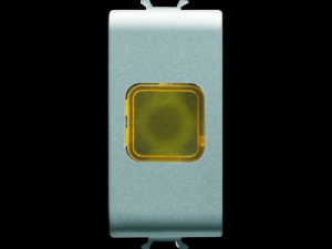 Lampa prezenta tensiune - AMBER - 1 MODULE - TITANIUM - CHORUS