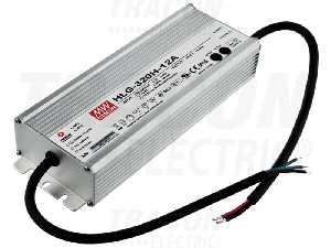 Alimentator LED profesional cu carcasa metalica HLG-320H-12A 90-305 VAC / 12 VDC; 320 W; 0-22 A; PFC; IP65