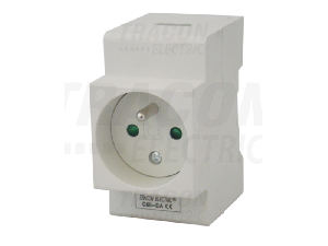 Priza de tablou cu CP tip pin C60-DA 230V, 16A, 2P+E