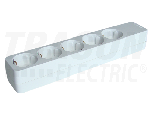 Bloc de prize multiple HUR-05 5×SCHUKO, max.16A, 230V