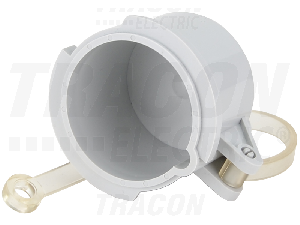 Capac impermeabil pentru fisa TICSCAP164 TICS-0142H.. (16A,4P) d=51mm, IP67