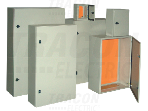 Cutie metalica de distributie, otel, gri TFE705020 H×W×D=700×500×200mm, IP55