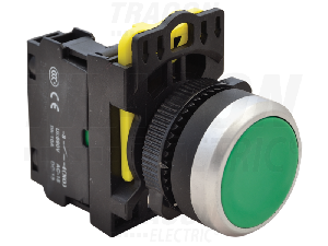 Buton simplu, verde NYG3-G 1×NO, 5A/230V AC-15, IP65