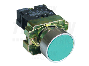 Buton simplu , verde NYGBA31Z 1×NO, 3A/240V AC, IP42