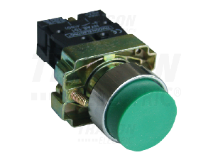 Buton in relief, verde NYGBL31Z 1×NO, 3A/240V AC, IP42