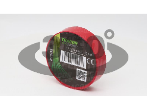 Banda izolatoare, rosie P10-15 10m×15mm, PVC, 0-90°C, 40kV/mm