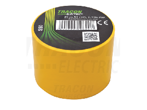 Banda izolatoare, galbena S50 20m×50mm, PVC, 0-90°C, 40kV/mm