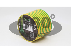 Banda izolatoare, verde-galben ZS50 20m×50mm, PVC, 0-90°C, 40kV/mm