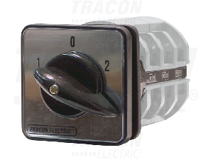 Selector, 1-0-2, in carcasa TKV-326/3T 400V, 50Hz, 32A, 2×3P, 11kW, 64×64mm, 60°, IP44