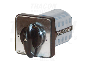 Selector, 0-1-2, in carcasa TKB-209/3T 400V, 50Hz, 20A, 2×3P, 5,5kW, 48×48mm, 90°, IP44