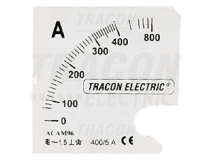 Cadran pentru aparatul de baza ACAM48-5 SCALE-AC48-2500/5A 0 - 2500 (5000) A
