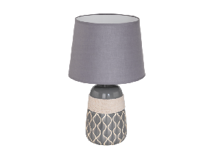 Lampa de masa BELLARIVA 2 grey, beige 220-240V,50/60Hz