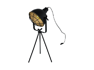 Lampa de masa CANNINGTON negru, gold 220-240V,50/60Hz