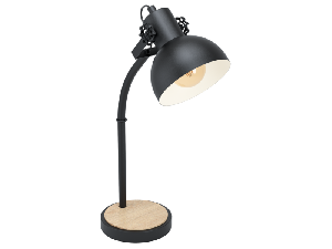 Lampa de masa LUBENHAM negru, brown 220-240V,50/60Hz