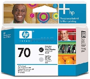 HP - Cap printare HP 70 (Negru foto / Gri deschis)