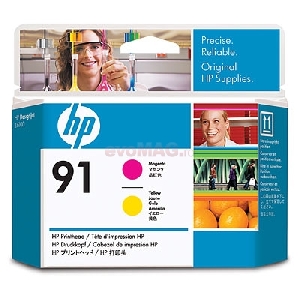 HP - Cap printare HP 91 (Magenta / Galben)