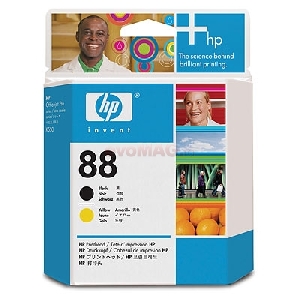 HP - Cap printare HP 88 (Negru / Galben)