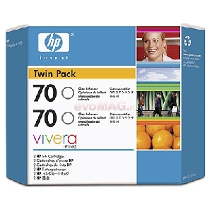 HP - Cartus cerneala HP 70 (Gloss Enhancer - pachet dublu)