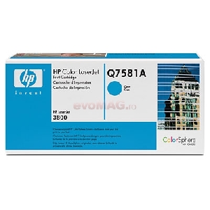 HP - Toner Q7581A (Cyan)