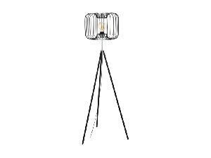 Lampa pardoseala CORSAVY negru, chrome 220-240V,50/60Hz