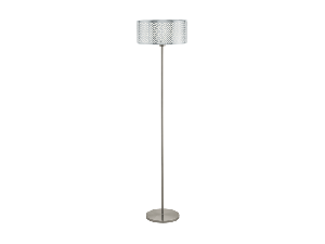 Lampa pardoseala LEAMINGTON 1 satin nickel, chrome 220-240V,50/60Hz