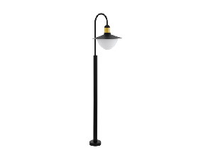 Lampa pardoseala SIRMIONE negru, gold 220-240V,50/60Hz IP44