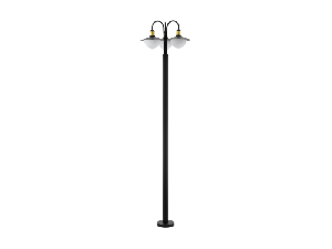 Lampa pardoseala SIRMIONE negru, gold 220-240V,50/60Hz IP44