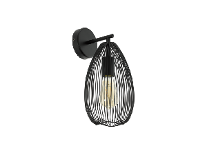 Lampa perete CLEVEDON negru 220-240V,50/60Hz