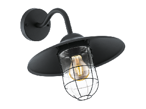 Lampa perete MELGOA negru 220-240V,50/60Hz IP44