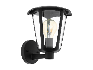 Lampa perete MONREALE negru 220-240V,50/60Hz IP44