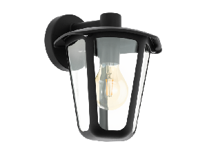 Lampa perete MONREALE negru 220-240V,50/60Hz IP44