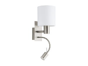 Lampa perete PASTERI satin nickel 220-240V,50/60Hz