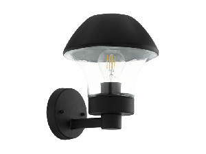 Lampa perete VERLUCCA negru 220-240V,50/60Hz IP44