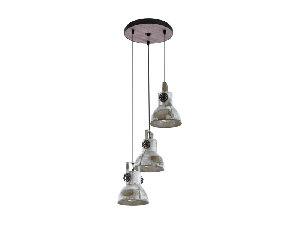 Lampa suspendata BARNSTAPLE brown-patina, negru 220-240V,50/60Hz