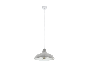 Lampa suspendata BARROWBY grey, alb 220-240V,50/60Hz