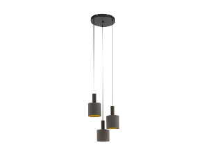 Lampa suspendata CONCESSA 1 dark brown 220-240V,50/60Hz