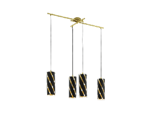 Lampa suspendata PINTO NERO 1 gold-coloured 220-240V,50/60Hz