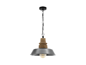 Lampa suspendata RIDDLECOMBE brown, silver 220-240V,50/60Hz