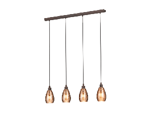 Lampa suspendata SIRACUSA brown 220-240V,50/60Hz