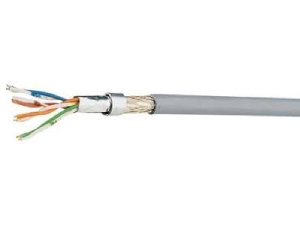 Cablu flexibil SF/UTP Cat.5 200MHz 4x2xAWG26 LS0H gri