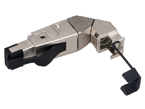 Conector industrial IP20 RJ45G Cat.6a pt. AWG22, 90°