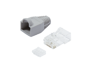 Conector RJ45 Cat.6 neecranat inclusiv manson gri, 100 buc